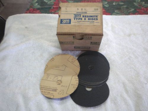 3M COATED ADHESIVE RESINITE TYPE E DISC- 1/2 GRIT  5 X 3/4