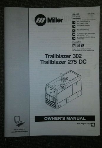 MILLER TRAILBLAZER MANUAL 302 275DC