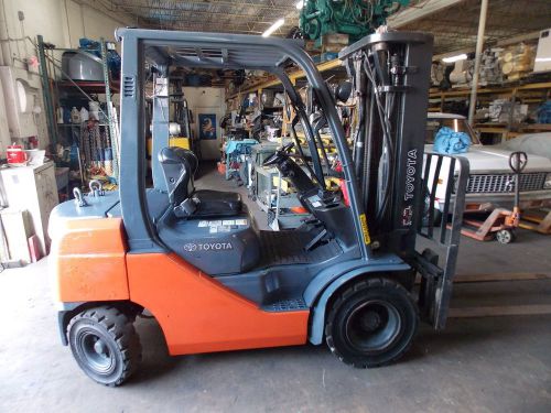 2010 toyota 8fdu25 5,000 lbs/ fork industrial forklift lift truck for sale