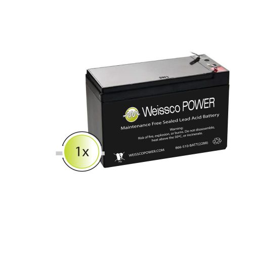 12v 7.5ah sealed lead acid (sla) battery for apc es500 es550 ls500 rbc110 rbc2 for sale