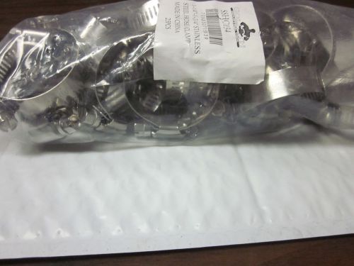 50pc 1-3/4&#034; clamp stainless steel hose clamps 1-1/4&#034; - 1-3/4&#034; goliath industrial for sale
