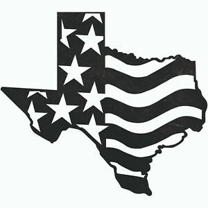 Texas Flag USA DXF Sign Plasma Laser Waterjet Router Plotter Cut CNC SVG