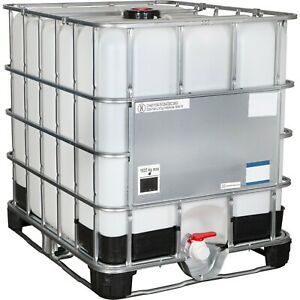 275 Gallon IBC Tote with Metal Cage (Food Grade)