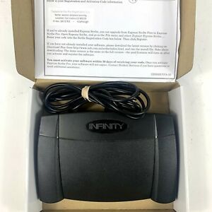 INFINITY IN-USB-2 Transcription Foot Pedal Version 14 in Box