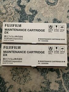 Lot of 2 Fujifilm Maintenance Cartridges DX frontier-s dx100 C13T619500 16394996