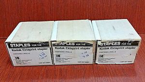 NOS Lot KODAK EKTAPRINT #817 6695 Staples New in Boxes 6 Rolls of 10000 = 60,000