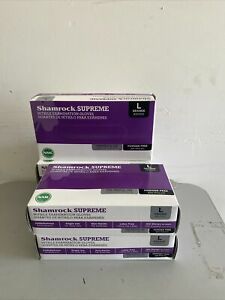 shamrock supreme nitrile Examination Gloves Large Ref # 30353