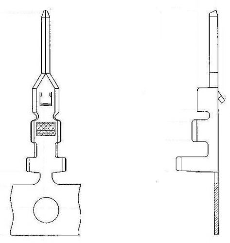 Headers &amp; Wire Housings MALE CONTACT TIN 24-28AWG LOOSE (1000 pieces)