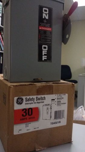 Ge - safety switch - tg4321r - 30 amps for sale