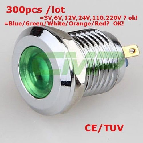 Automotive led Signal Lamp, 12mm metal waterproof Pilot Light,car eye led light