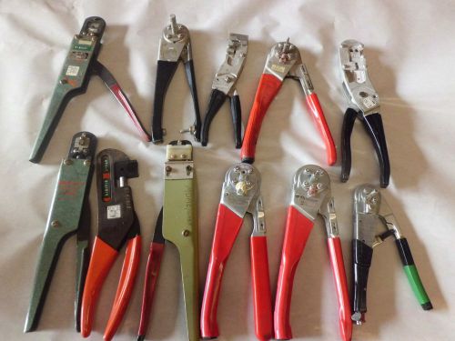 11 Buchanan Astro Thomas Betts Burndy Bendix Electrical Crimper Hand Tool