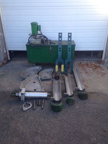 Greenlee 885TE Hydraulic Bender 2.5&#034;, 3&#034; &amp; 4&#034; EMT with 960 Pump #1