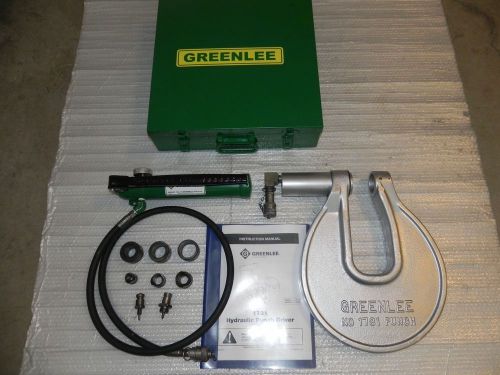 Greenlee #1731 C-Frame Knockout Punch Driver, 767 Pump one shot 746,7310, 800