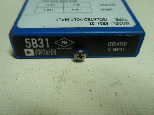 (O4-4) 1 NEW ANALOG DEVICES 5B31-03 ISOLATED V INPUT