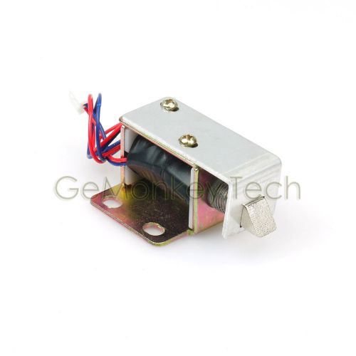 12vdc 0.6a 8mm 1kg stroke open frame pull type solenoid electromagnet for sale