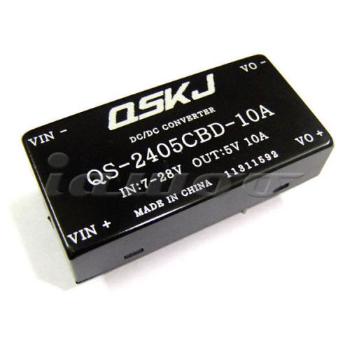 12v/24v 7-28v to 5v 10a  dc-dc buck step-down converter power supply  module for sale