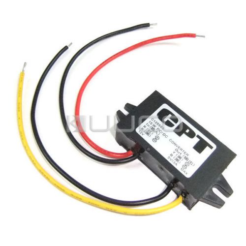 Waterproof DC Buck Converter Step Down Car LED Power Supply 12V to 5V 3A 15W