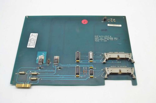 MEASUREX 05343000 PRINTRONIX RS-422 INTERFACE C PCB CIRCUIT BOARD B391349