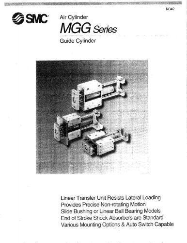 SMC, MGGLB25-75-XC18   PNEUMATIC GUIDE CYLINDER...FREE SHIPPING !