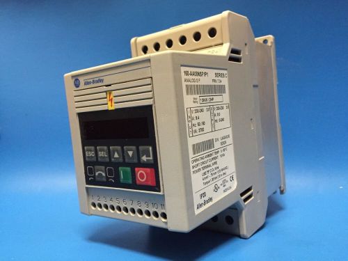 ALLEN-BRADLEY A-B 160-AA08NSF1P1 SERIES C, AC MOTOR  SPEED CONTROLLER, VFD