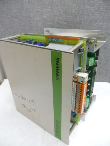 SIEMENS SIMOREG DRIVE 6 RA 2121-6DK26-ZA01 USED 6RA21216DK26ZA01