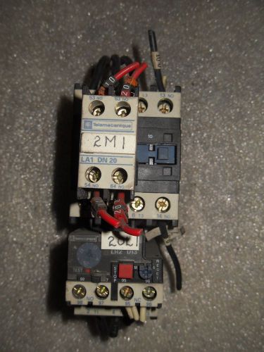 (X12) 1 USED TELEMECANIQUE LC1 D25 10 CONTACTOR W/ LR2-D1322 &amp; LA1-DN20