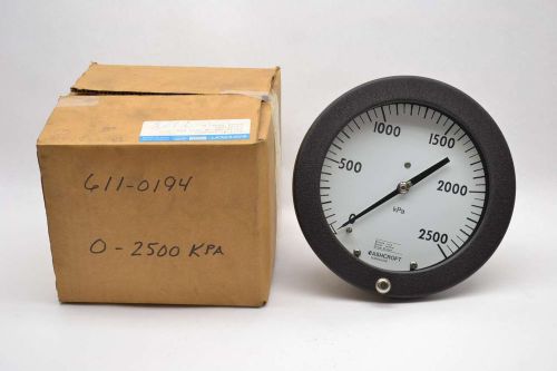 ASHCROFT 60-1377AS-2B DURAGAUGE 0-2500KPA 1/4 IN NPT PRESSURE GAUGE B440002