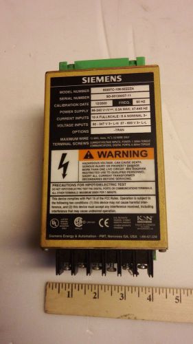 SIEMENS 9330TC-106-0ZZZZA POWER METER 95-240 V 47-440HZ FREQ.60HZ