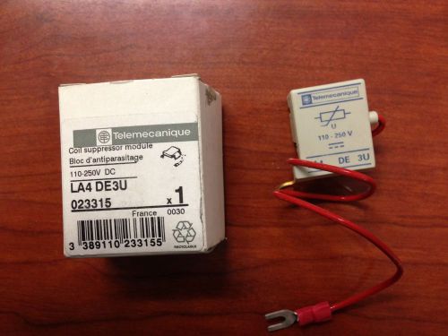 LOT of 7 - Telemecanique Coil Suppressor LA4 DE3U 110-250 V DC -NEW- LA4DE3U