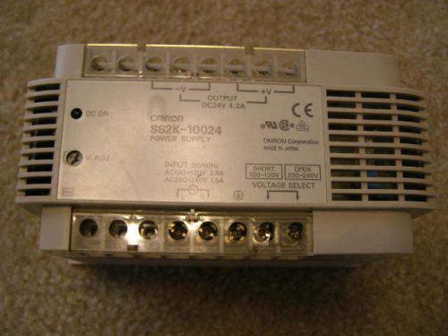 OMRON DC POWER SUPPLY 24V S82K-10024