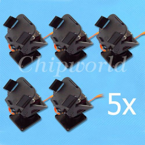 5PCS 2-Axis FPV Original Special Nylon PTZ (NO Servo) for SG90 Servo 2 Axis new