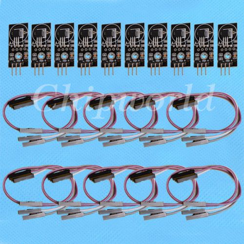 10pcs ds18b20 digital temperature sensor module for arduino 18b20 5v for sale