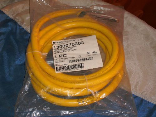 BRAD/MOLEX 1300070202 8P MALE STRAIGHT 12&#039; 16/8 AWG CORDSET 208002A01F120