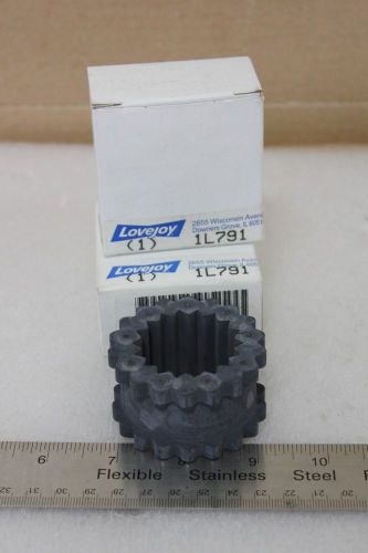 (2) LOVEJOY SHAFT COUPLER RUBBER INSERT 1L791 (S7-3-3C)