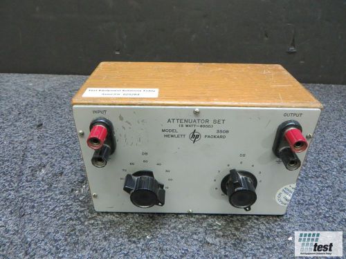 Agilent HP 350B Attenuator Set  ID #25284 SE