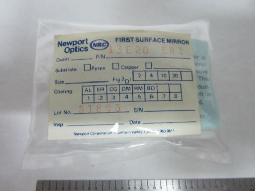 OPTICAL FIRST SURFACE MIRROR NEWPORT LASER OPTICS ??  BIN#3