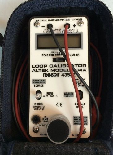 Transcat 4353E Altek 334A Loop Calibrator