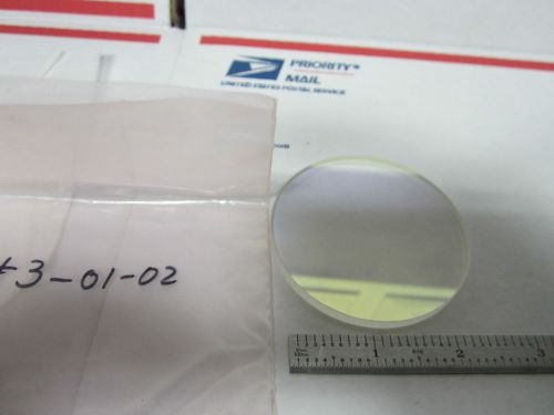 OPTICAL COATED MIRROR LASER OPTICS AS IS  #3-01-02 BIN#3