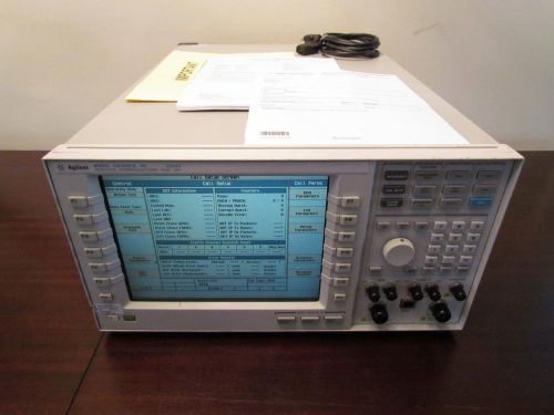 Agilent E5515C Wireless Communications Test Set w/ Options 002, 003, E1991B