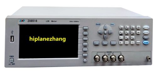 Hi-accuracy 0.05% lcr meter 20hz-300khz 1mhz dc bias source tftlcd rs232 usb lan for sale