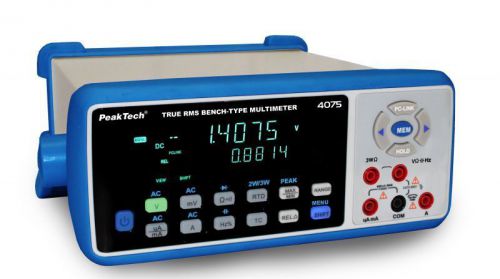 Peaktech p 4075 digital-bench, multimeter  4 5/6-digit wuth  usb, lan, bluetooth for sale