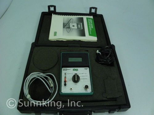 Kurz 1440 Digital Portable Air Velocity Temperature Meter 200/6000FPM 200°F