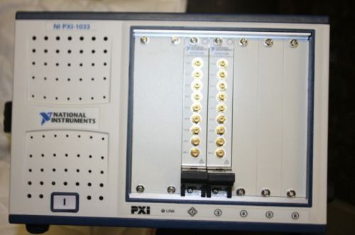 National Instruments NI PXI-1033 Chassis with two PXI-5105 blades