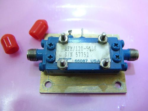 RF AMPLIFIER CTT  4 - 12GHz  AFM/120-5018  GAIN:23db  PO:25dbm