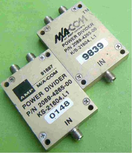 1 pcs m/a-com 2089-4265-00 2-way power divider 0.5-1.2ghz 3db #va-46 for sale