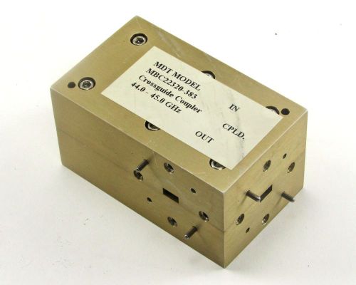 MDT MBC22320-383 Crossguide 44-45 GHz Coupler - WR-22, 33-50 GHz