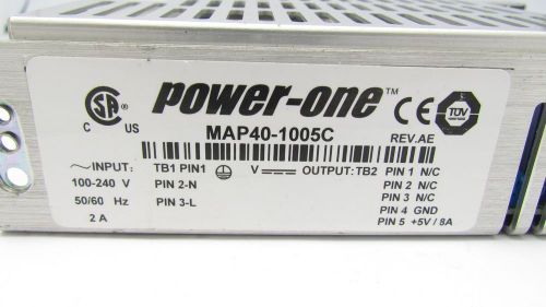 Power-one  dc power supply map40-1005c for sale