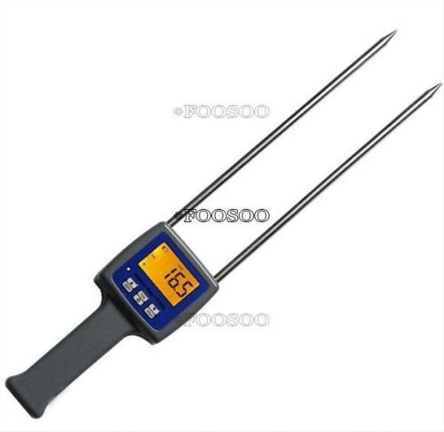 TK100G WHEAT GRAIN MOISTURE METER RICE DIGITAL BARLEY CORN TESTER PIN TYPE