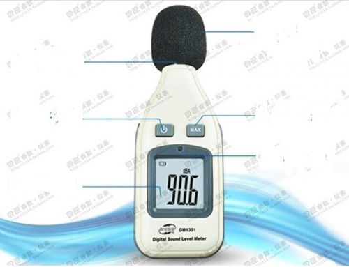 New GM1351 LCD Digital sound level meter noise tester