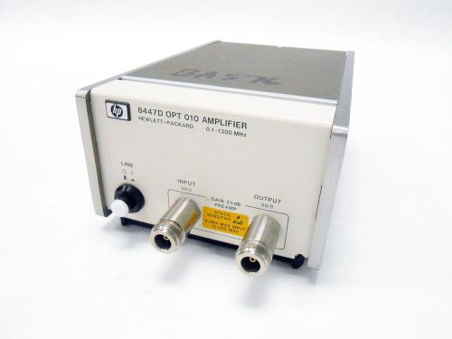 HP AGILENT 8447D AMPLIFIER 1300 MHZ OPTION 010 8447D-010 1.3 GHz